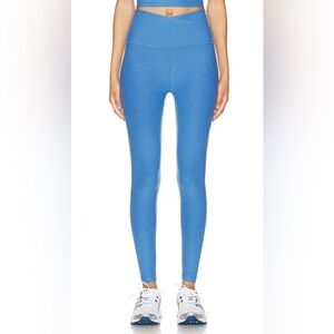 Beyond Yoga Spacedye High-waisted Midi Leggings, Sky Blue Heather Size Large